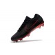 Nike Mercurial Vapor Flyknit Ultra FG ACC Mens Soccer Boots Black Red