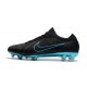 Nike Mercurial Vapor Flyknit Ultra FG ACC Mens Soccer Boots Black Blue