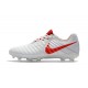 New Nike Tiempo Legend 7 FG K-leather Football Boots White Red