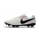 Nike Tiempo Legend VII FG ACC Mens Soccer Cleats - White Black