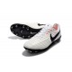 Nike Tiempo Legend VII FG ACC Mens Soccer Cleats - White Black
