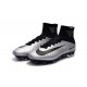 Nike Mercurial Superfly 5 FG Firm Ground Soccer Cleat - Silver Black