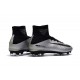 Nike Mercurial Superfly 5 FG Firm Ground Soccer Cleat - Silver Black