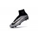 Nike Mercurial Superfly 5 FG Firm Ground Soccer Cleat - Silver Black