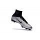 Nike Mercurial Superfly 5 FG Firm Ground Soccer Cleat - Silver Black