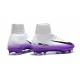 Nike Mercurial Superfly 5 FG Firm Ground Soccer Cleat - White Purple