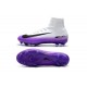 Nike Mercurial Superfly 5 FG Firm Ground Soccer Cleat - White Purple