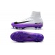Nike Mercurial Superfly 5 FG Firm Ground Soccer Cleat - White Purple