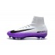 Nike Mercurial Superfly 5 FG Firm Ground Soccer Cleat - White Purple