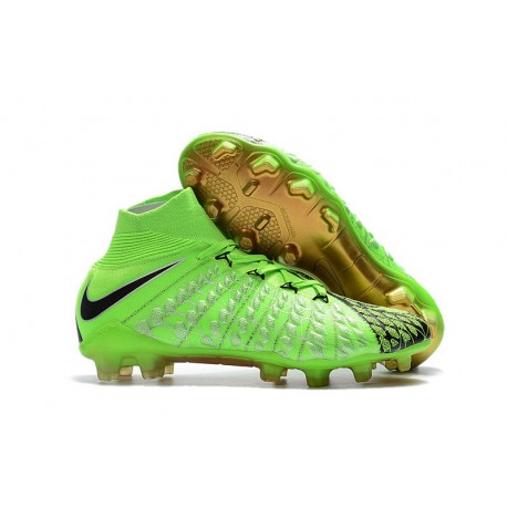 Nike Hypervenom Phantom 3 FG ACC Cleats - Green Black