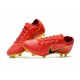 Nike Mercurial Vapor Flyknit Ultra FG ACC Mens Soccer Boots Red Yellow