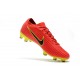 Nike Mercurial Vapor Flyknit Ultra FG ACC Mens Soccer Boots Red Yellow