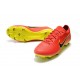 Nike Mercurial Vapor Flyknit Ultra FG ACC Mens Soccer Boots Red Yellow