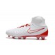 Top Nike Magista Obra II FG 2017 Mens Football Shoes White Red