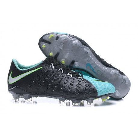 Nike Hypervenom Phantom 3 FG Firm Ground Shoes - Black Blue