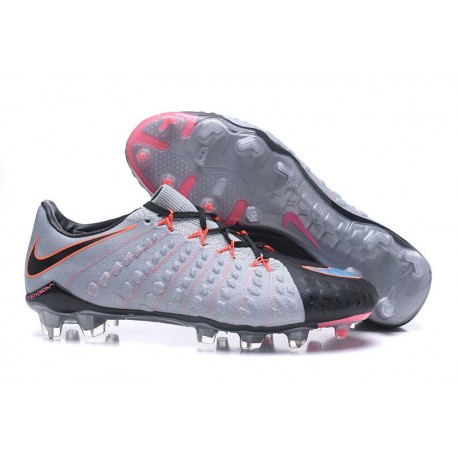 Nike Hypervenom Phantom 3 FG Firm Ground Shoes - Grey Black Red