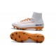 Nike Mercurial Superfly V FG ACC Mens Boot - White Orange CR7