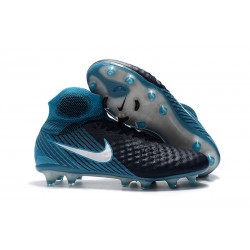 Top Nike Magista Obra 2 FG Firm Ground Boots - Black Blue