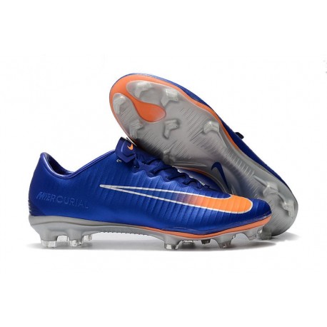 Nike Mercurial Vapor 11 FG Firm Ground New Cleat - Blue Orange