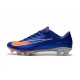 Nike Mercurial Vapor 11 FG Firm Ground New Cleat - Blue Orange