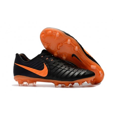 Nike Tiempo Legend VII FG ACC Mens Soccer Cleats - Black Orange
