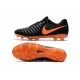 Nike Tiempo Legend VII FG ACC Mens Soccer Cleats - Black Orange