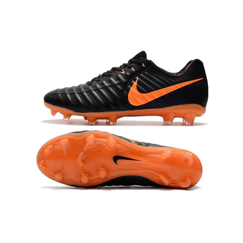 nike tiempo legend black orange