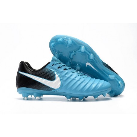 nike tiempo blue black