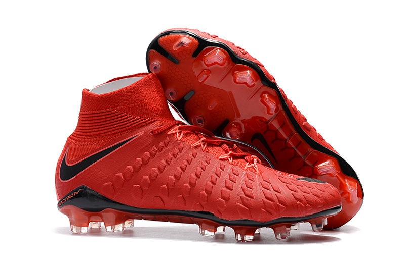 red hypervenom cleats