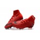 Nike Hypervenom Phantom 3 FG ACC Cleats - Red Black