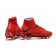 Nike Hypervenom Phantom 3 FG ACC Cleats - Red Black