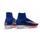 Nike Mercurial Superfly V FG ACC Mens Boot - Blue Orange