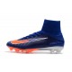 Nike Mercurial Superfly V FG ACC Mens Boot - Blue Orange