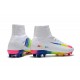 Nike Mercurial Superfly V FG ACC Mens Boot -White Colorful