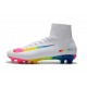 Nike Mercurial Superfly V FG ACC Mens Boot -White Colorful