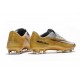 Nike Mercurial Vapor 11 FG Firm Ground New Cleat - Gold White