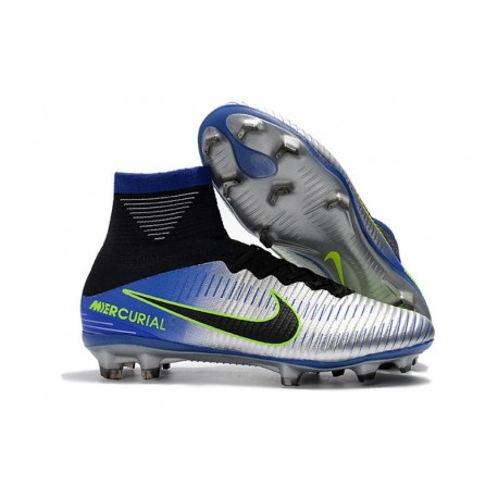 Nike Mercurial Superfly V FG ACC Neymar Boot - Chrome Blue