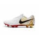 Nike Tiempo Legend VII FG ACC Mens Soccer Cleats - White Gold Black