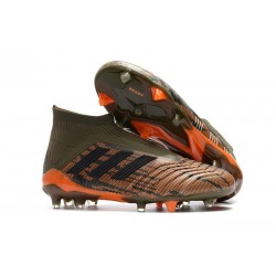 adidas New Predator 18+ FG Soccer Cleats Trace Oliva Orange