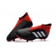 adidas New Predator 18+ FG Soccer Cleats Black Red White