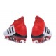 adidas New Predator 18+ FG Soccer Cleats White Red Black