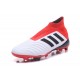 adidas New Predator 18+ FG Soccer Cleats White Red Black