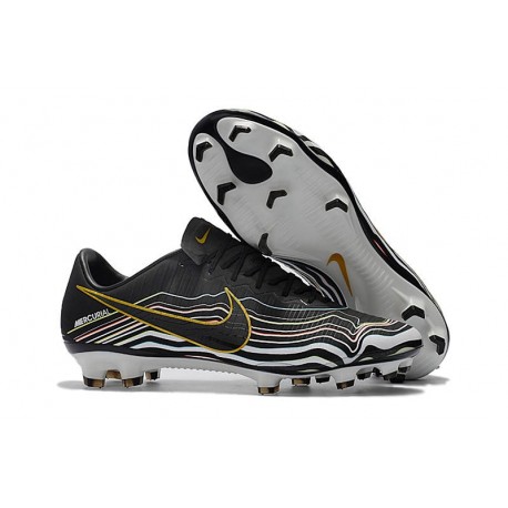 Nike Mercurial Vapor XI FG Men's Boots - Black White Gold