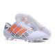 adidas Nemeziz Messi 17+ 360 Agility FG White Grey Orange