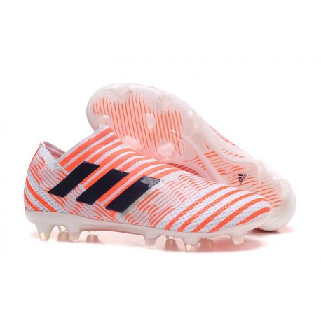 adidas Nemeziz Messi 17+ 360 Agility FG White Orange Black