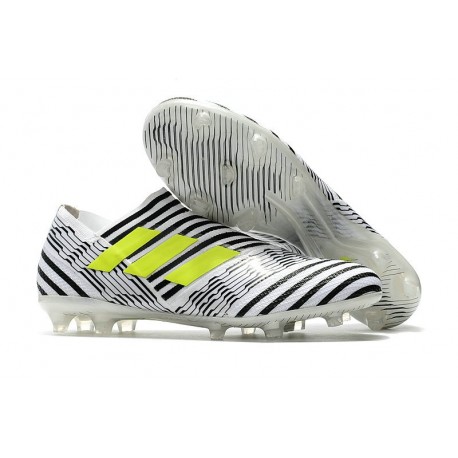 Derritiendo terrorista Cumplimiento a adidas Nemeziz Messi 17+ 360 Agility FG White Black Yellow