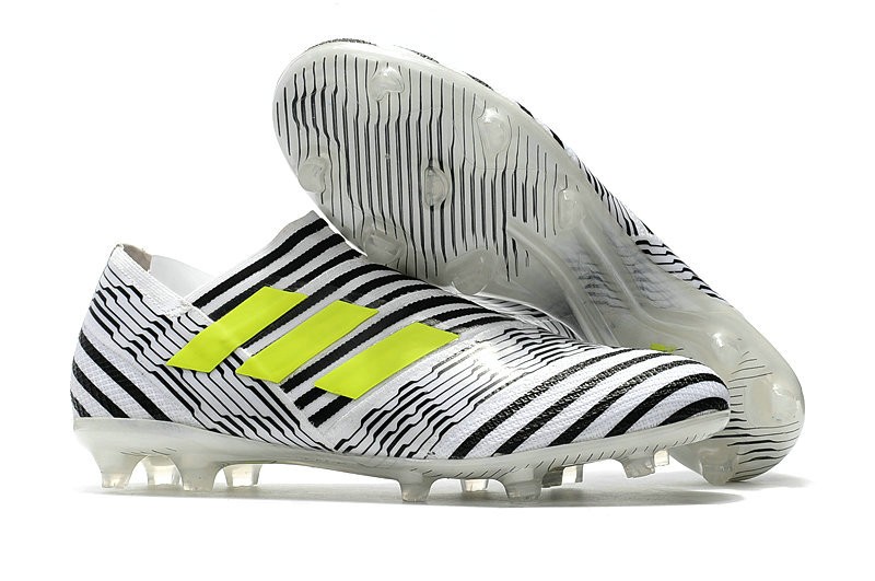 adidas Nemeziz Messi 17+ 360 Agility FG White Black Yellow