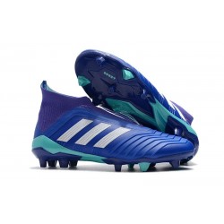 adidas New Predator 18+ FG Soccer Cleats Blue White