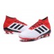 adidas Predator 18.1 Mens FG Football Boots White Red