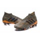 adidas Predator 18.1 Mens FG Football Boots Olive Green Black Orange